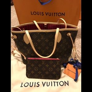 Authentic Louis Vuitton Neverfull PM bag purse
